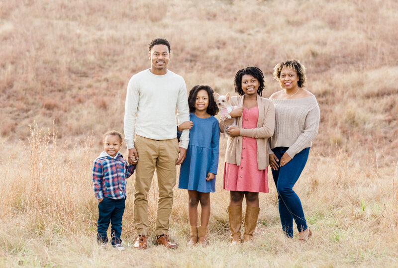 Black family photos in North Carolina