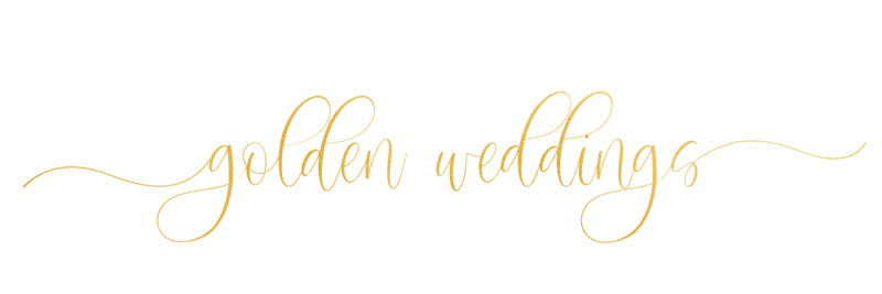 golden weddings gold