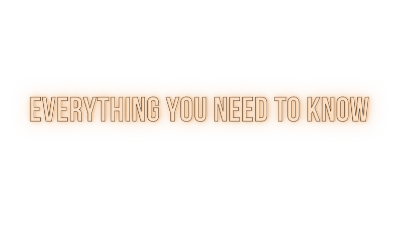 Everything You Need To Know Gold Glowing Text Header
