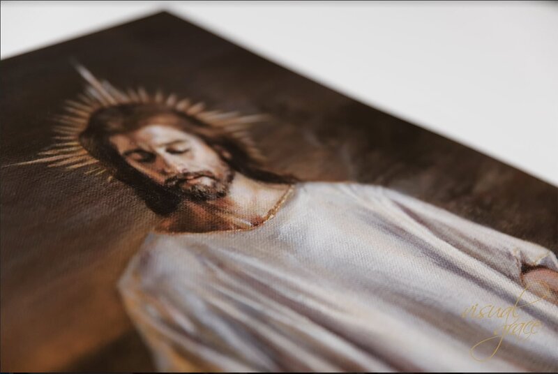 Jesus art print