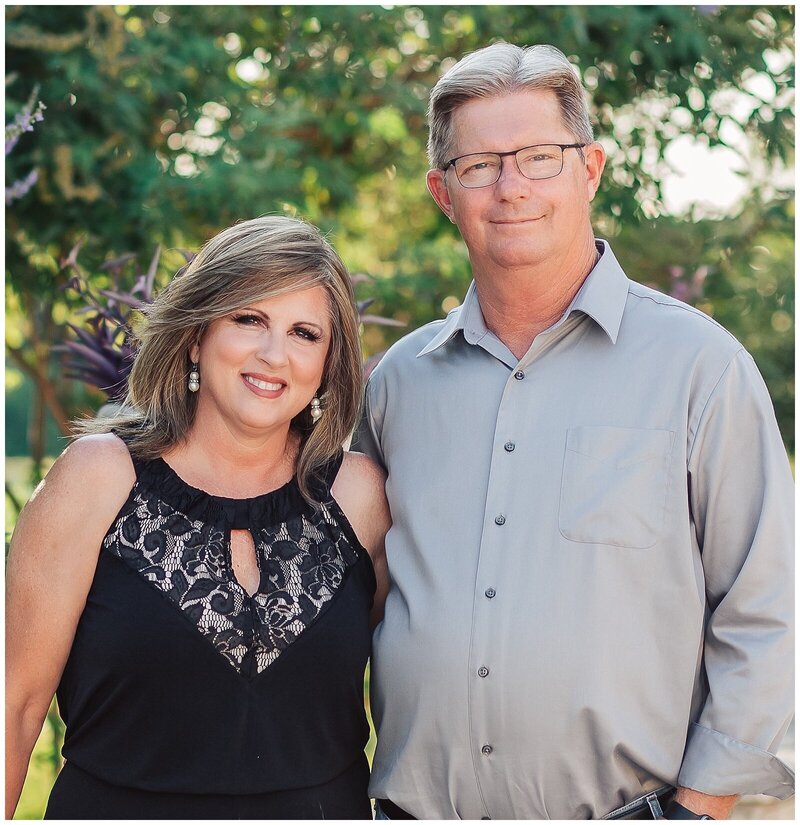 Patti and Larry, owners of Emery's Buffalo Creek- Houston area Wedding Venue