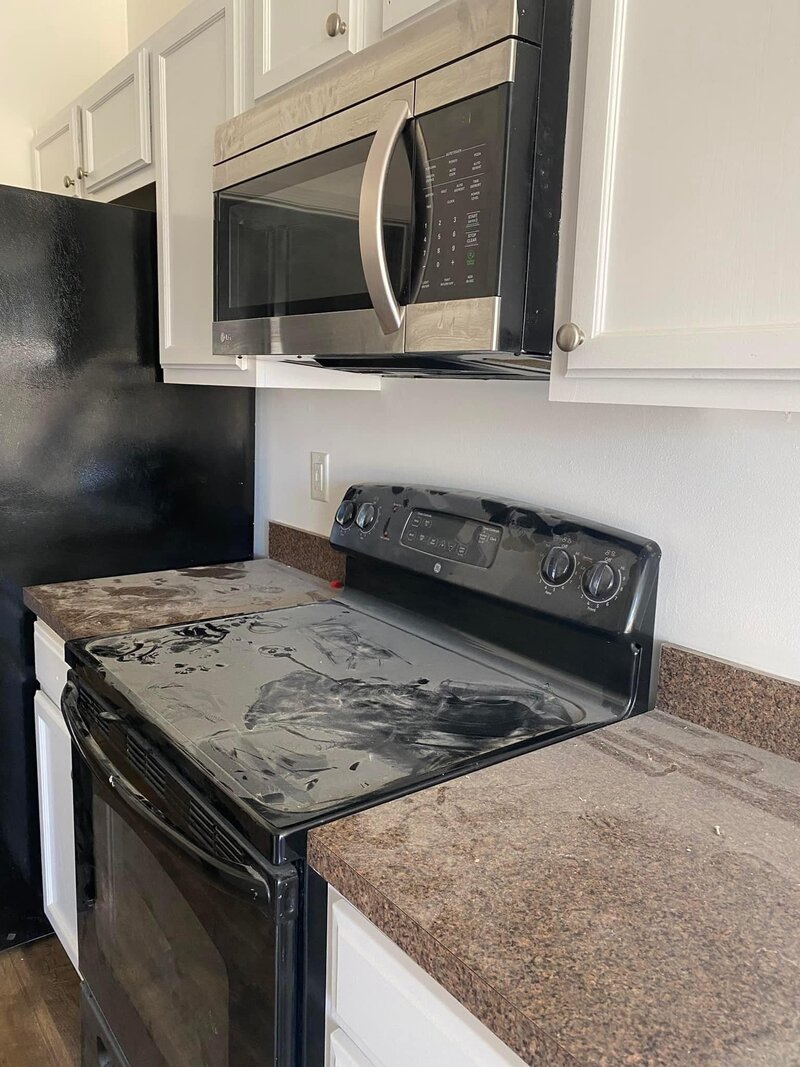 Dirty oven