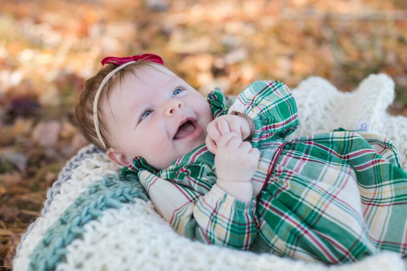 Newborn photo at Quiet Waters Park in Annapolis by Maryland photographer, Christa Rae Photography