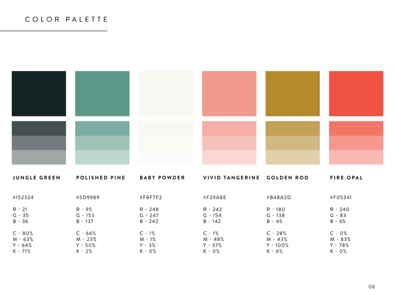 C&I Branding Style Guide_Color Palette