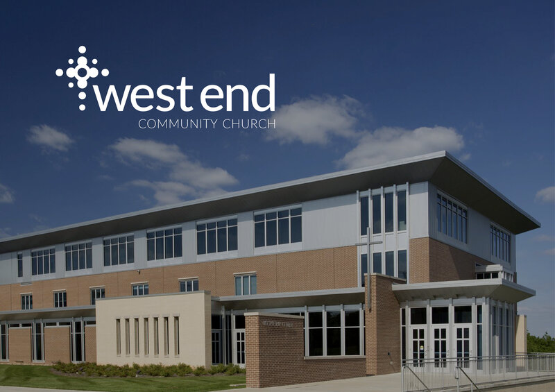 Case Study for West End Community Church's company logo and brand identity