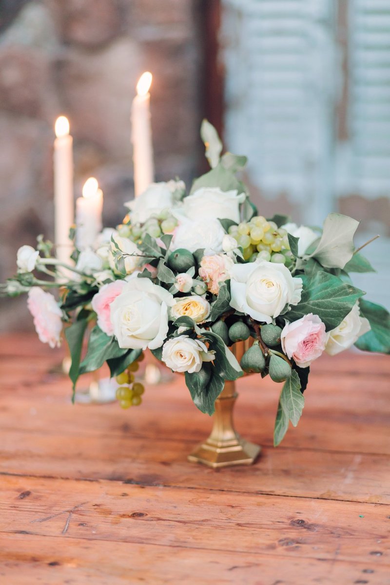Wedding Photography, floral centerpiece