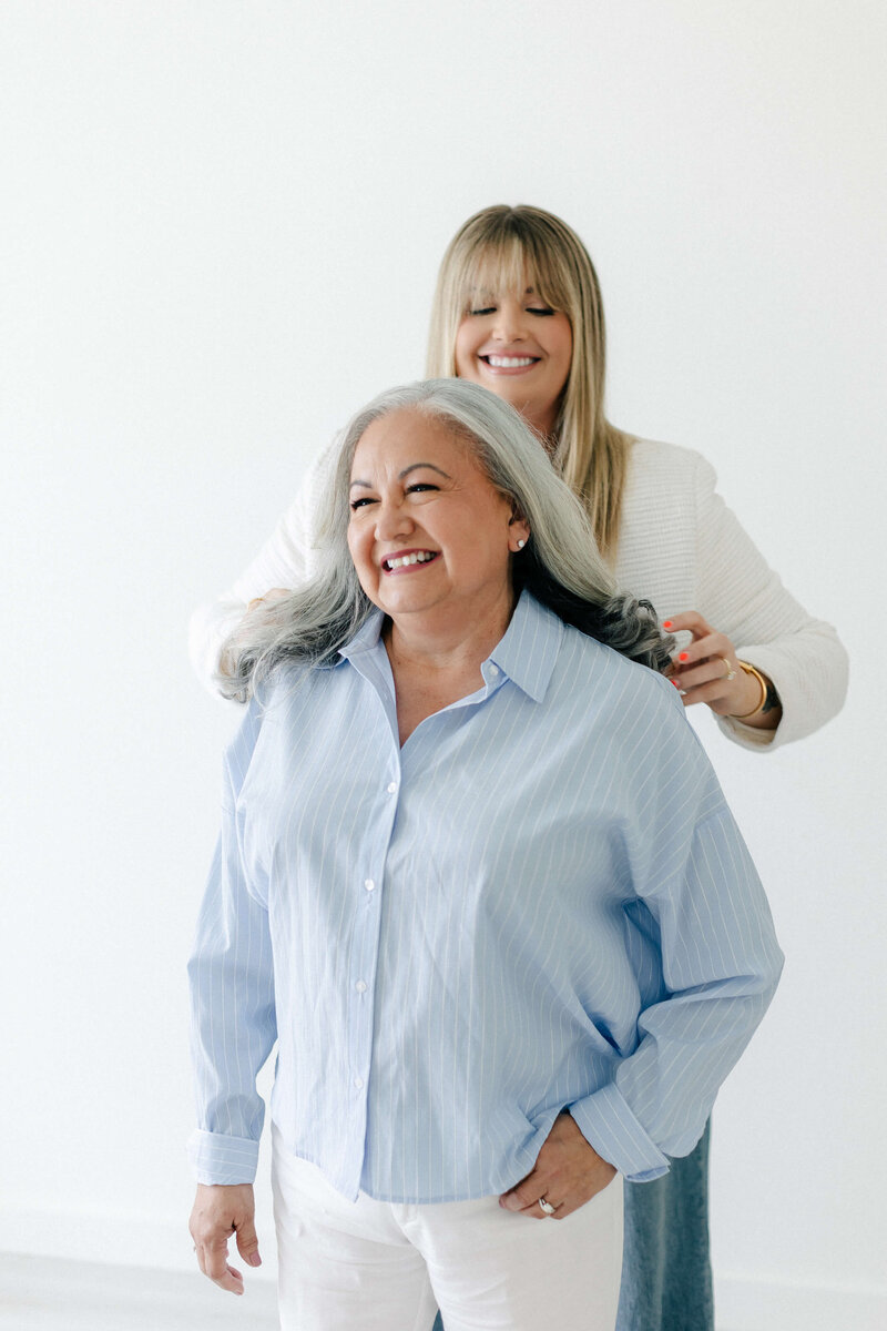 The Dallas look at SoCo Blow Dry Bar featuring a sleek, straight finish for a confident and polished vibe