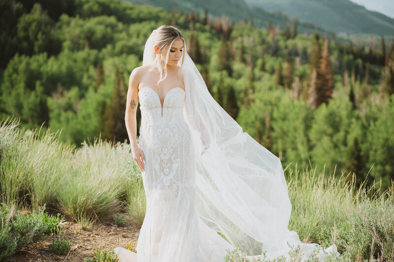 Bridals in the mountains around Salt Lake City, Utah.