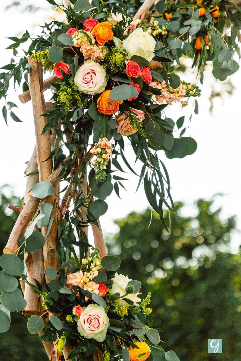 colorful-floral-wedding-arbor