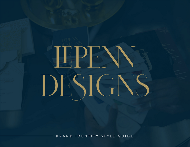 Lepenn_Brand Identity Style Guide_Cover