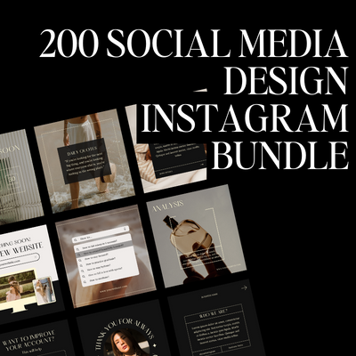 100 IG posts and 100 ig stories templates