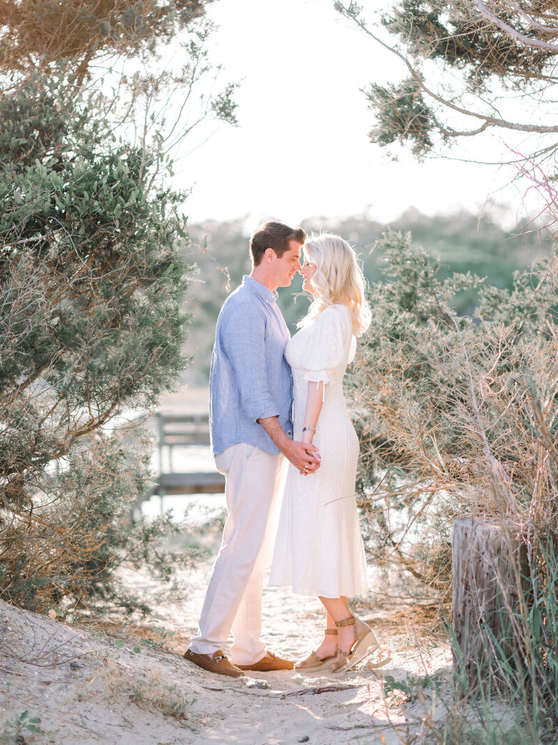 Engagement Pictures at the Beach in Pawleys Island and Litchfield Beach