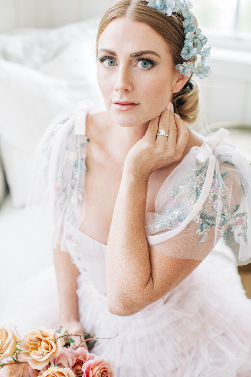 wedding day bridal portraits taken in Memphis, Tennessee