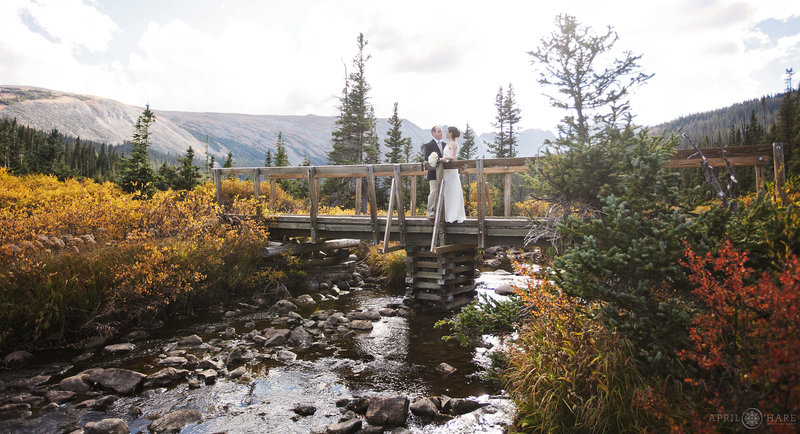 Wedding photo near Long Lake at Indian Peaks Wilderness Area Wedding Photo