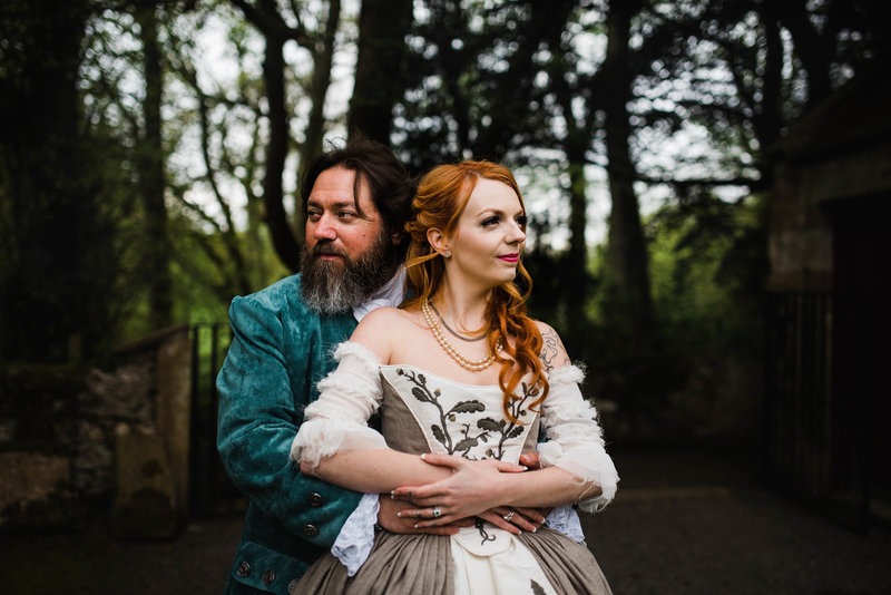 Wolf + Charlena-Outlander-Inspired-Wedding-Old-Glencorse-Kirk-Scotland_Gabby Chapin Photography_Print_0373