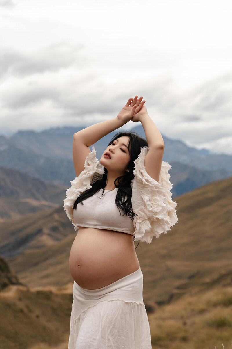 Maternity photoshoot Queenstown NZ