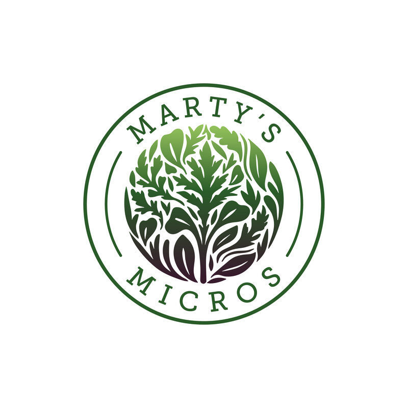 microgreens logo design