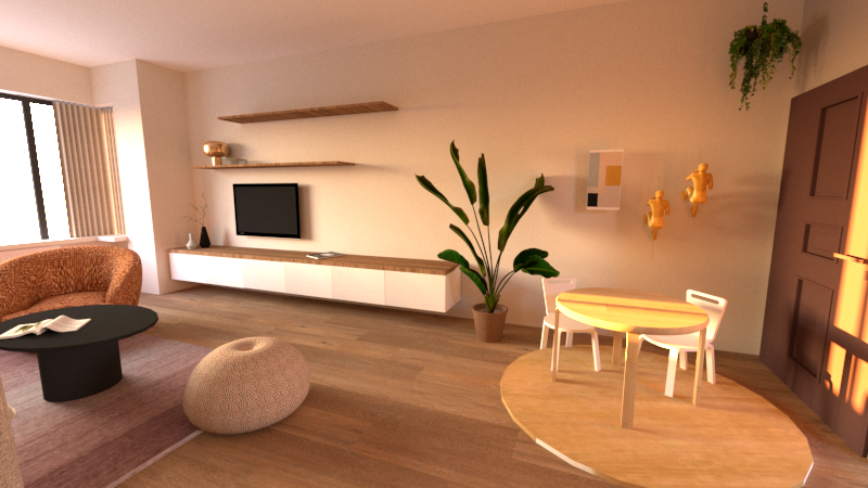 woonkamer interieur styling