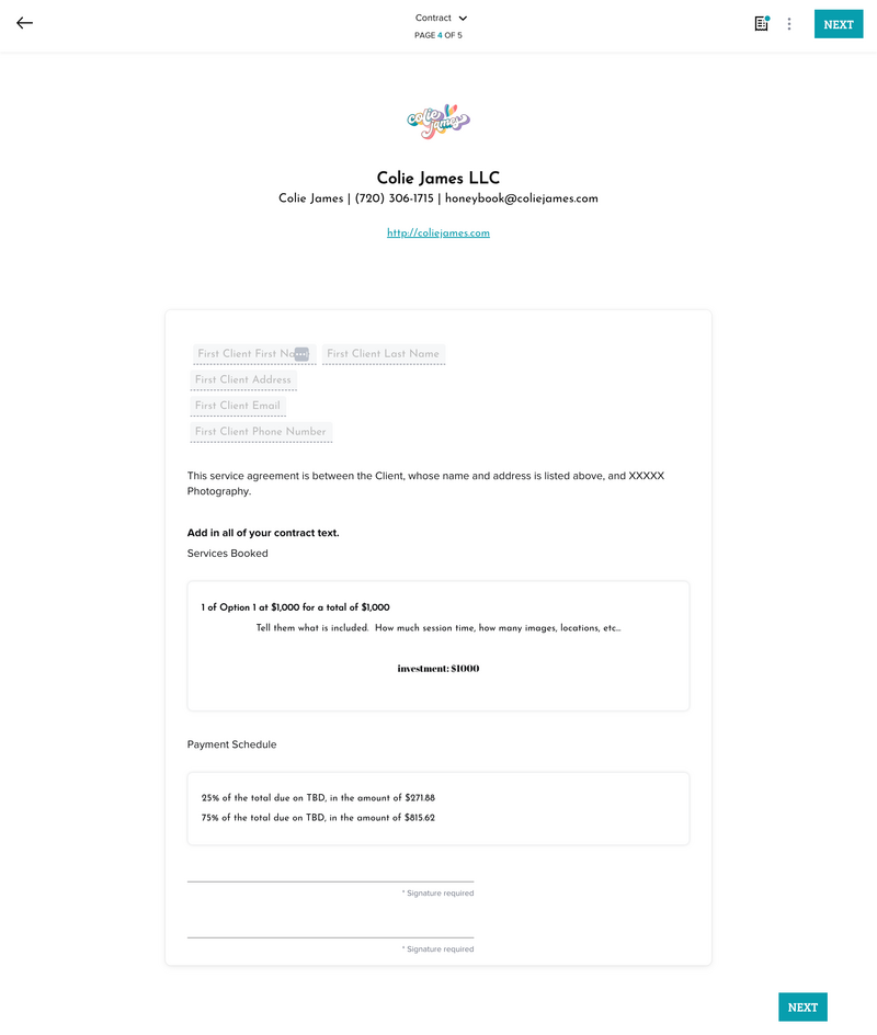 Smartfile Contract
