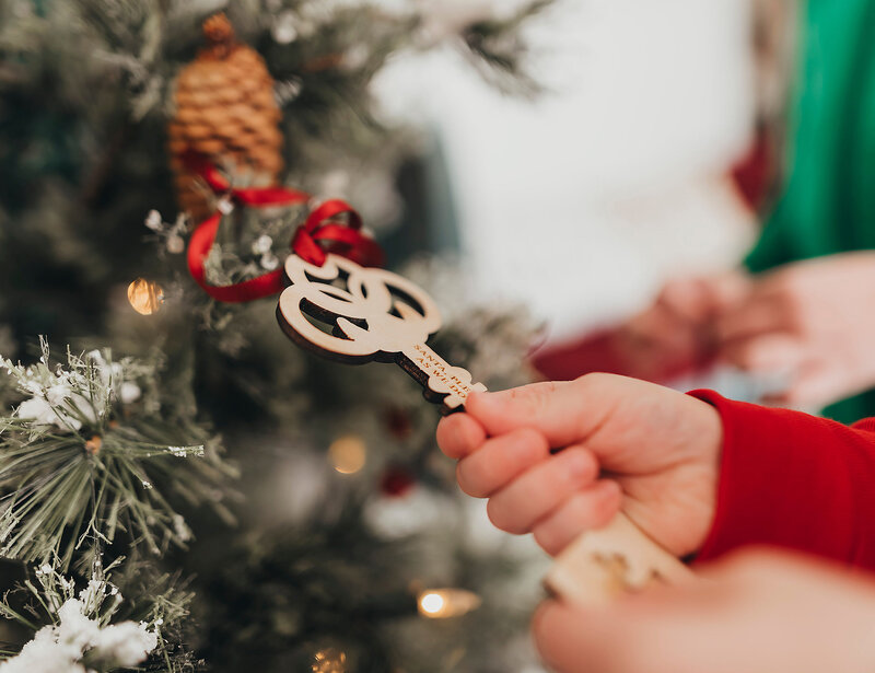 Unlock the magic of Christmas with our beautifully finished and custom engraved Santa Keys. Made especially for little hands from smoothly sanded birch wood in a lovely larger size.  Just the thing for homes without a chimney (or those with a nicely lit hot fire..) and perfect as a surprise gift in a Christmas Eve box.