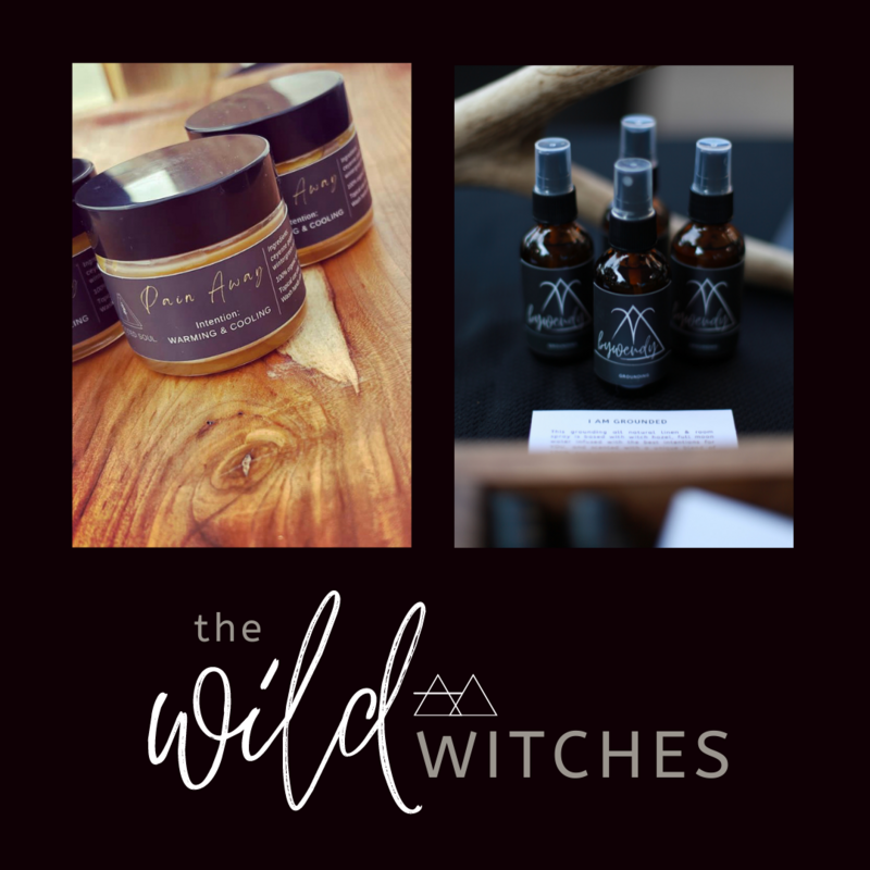 The Wild Witches - Pain away salve and grounding spray