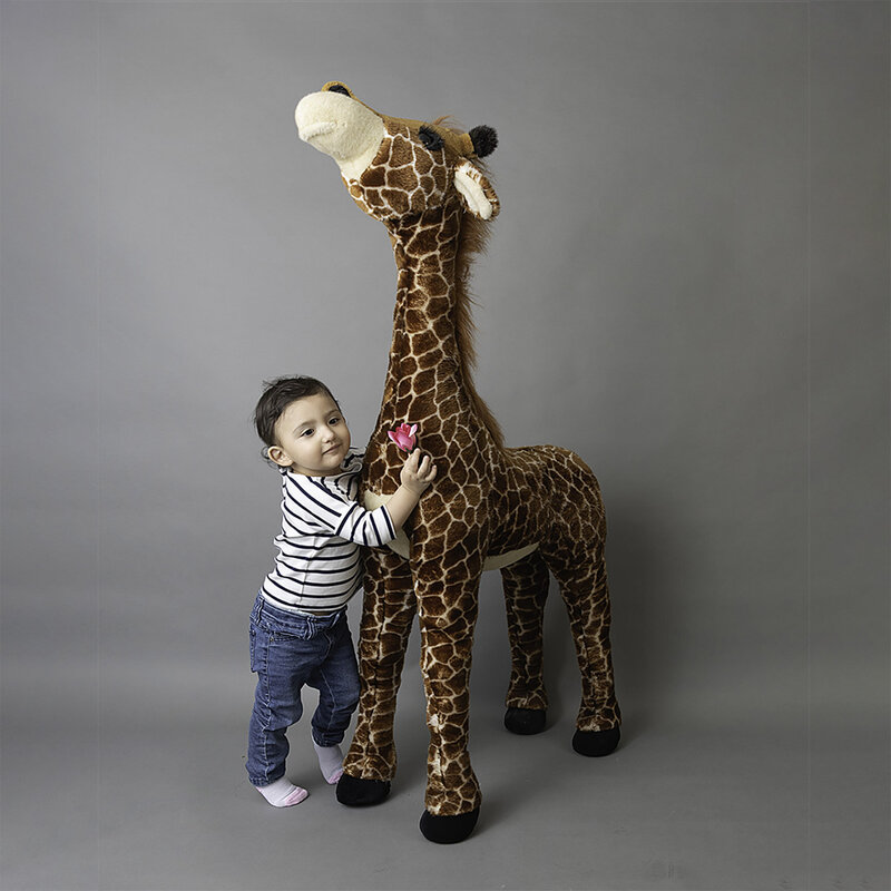 Toddler and Giraffe