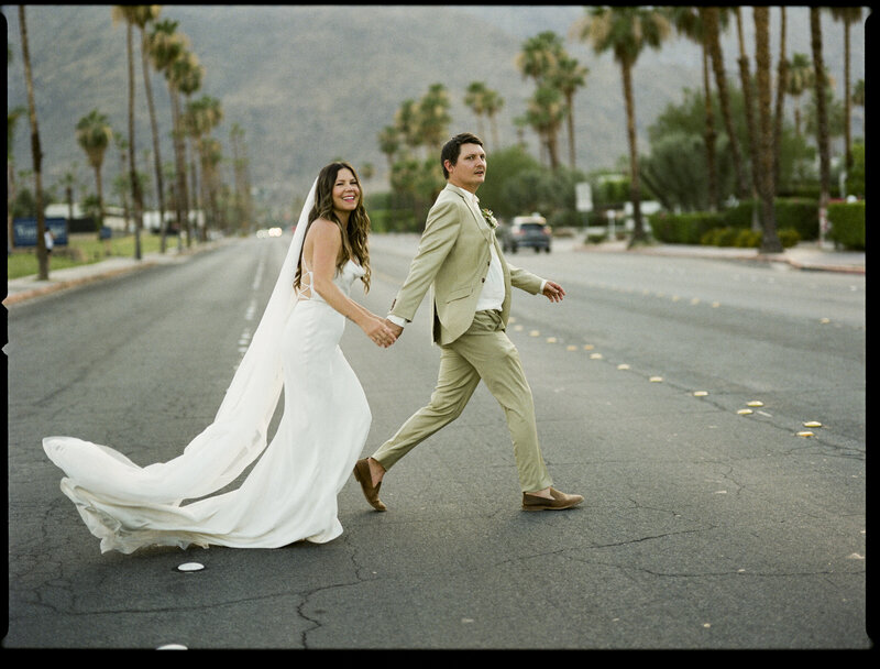 Photograph of Newly Married Couple in Palm Springs