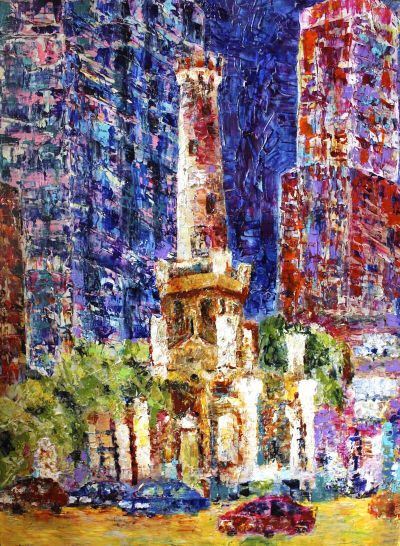 Diane-Rakocy-Intuitive-Painter-Chicago_ChicagoWaterTower