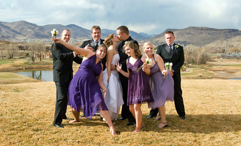 Silly-Wedding-Photography-at-Fossil-Trace-Golf-Club-in-Golden-Colorado
