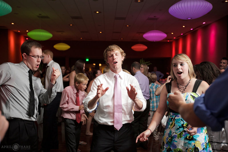 Wedding guests have a blast at the Curtis Hotel in Downtown Denver