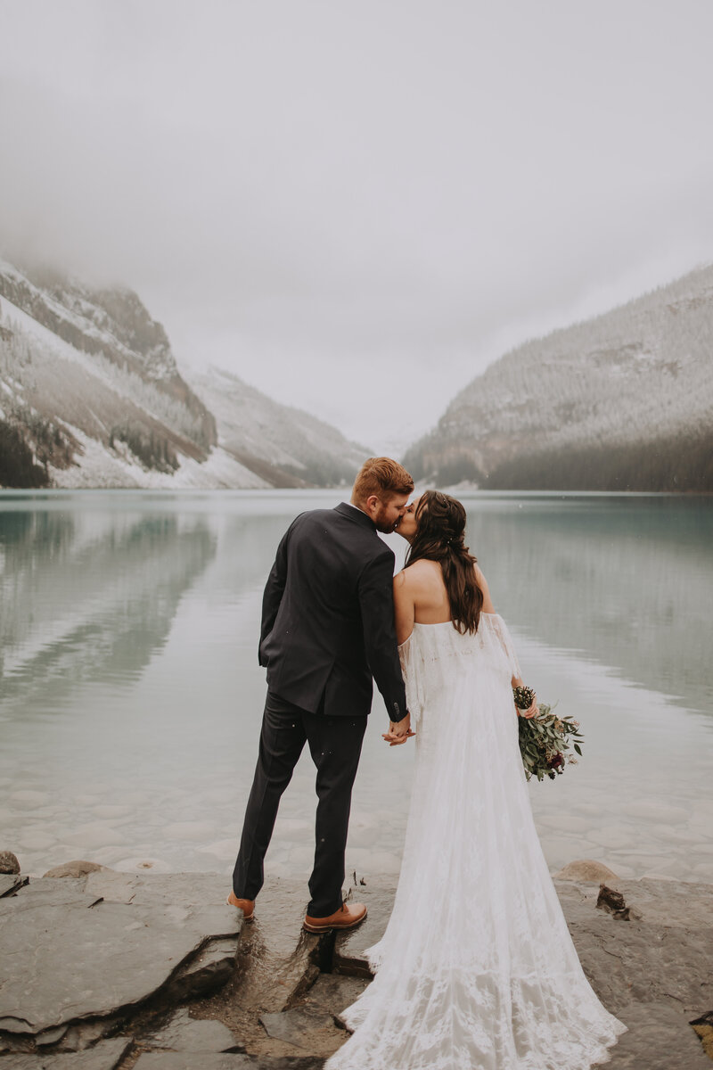 Elopement at Lake Louise in Banff National Park