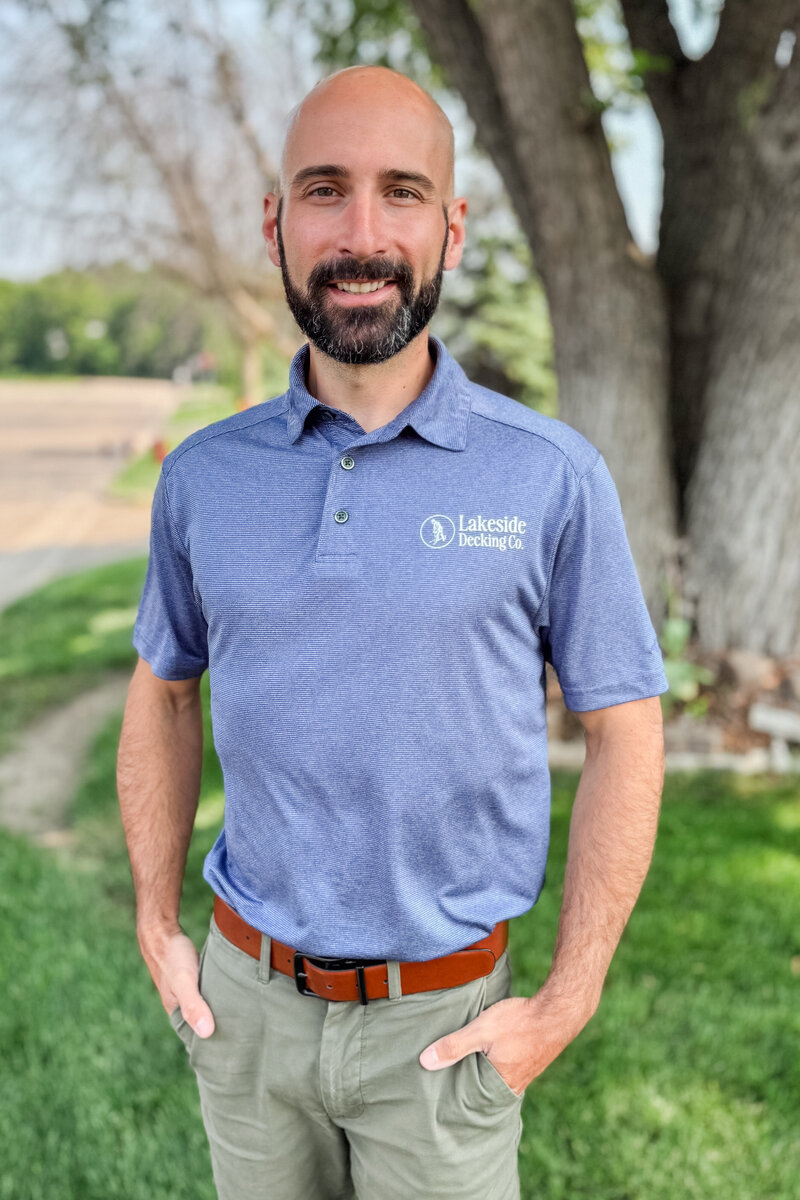 Nick Mabin, Deck Sales Consultant at Lakeside Decking. 