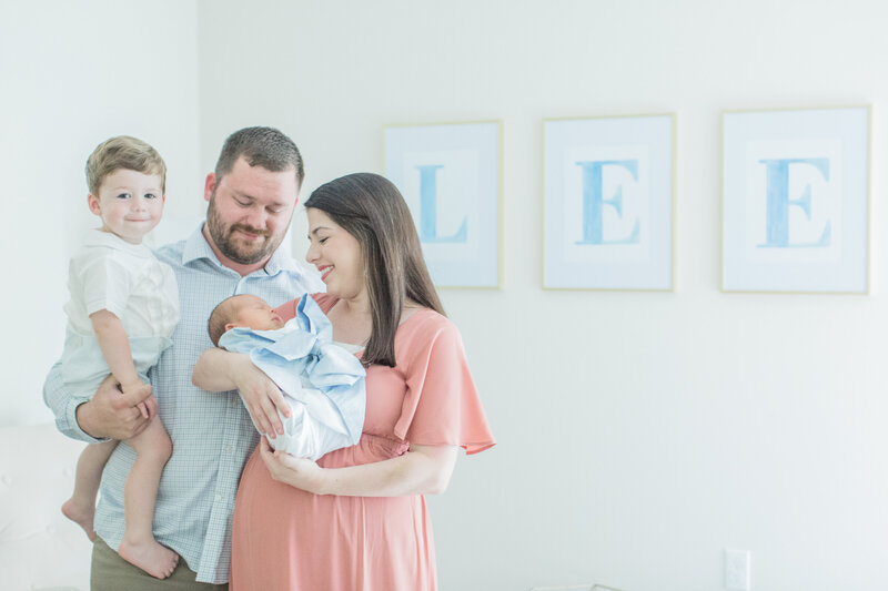 Katelyn Anne Photography lifestyle newborn home session