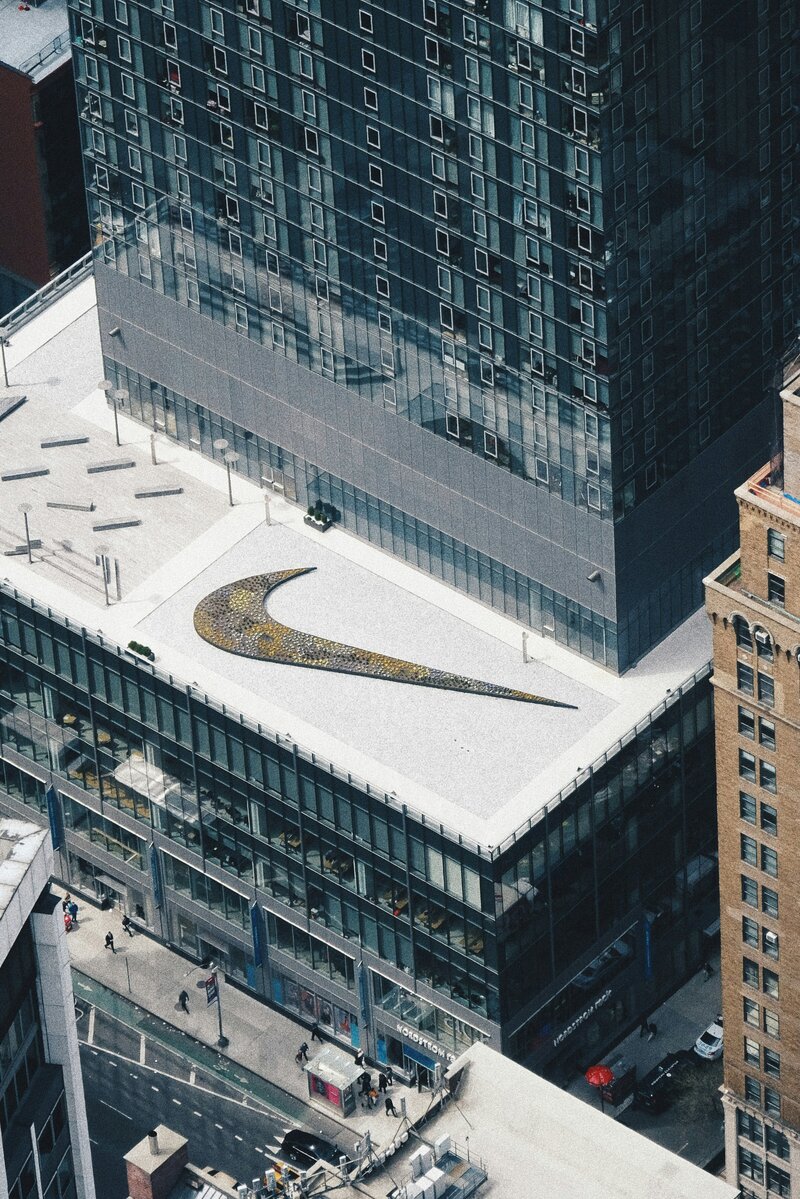 Nike branding on top of a building-FillmCo