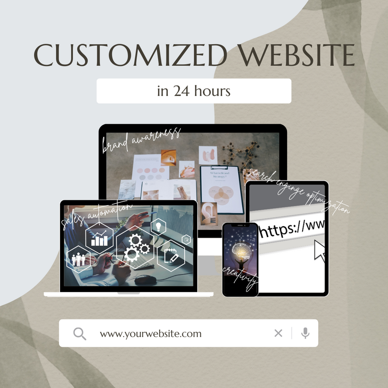 customized website