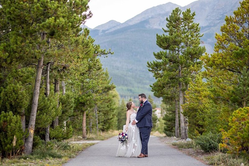 Elopement photographer based in Denver Colorado capturing images like this one in Breckenridge