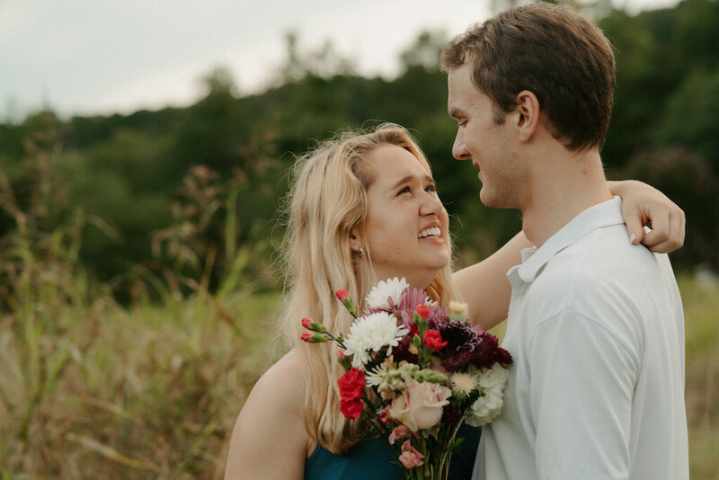 Couple Portrait Session by an East Tennessee Wedding Photographer