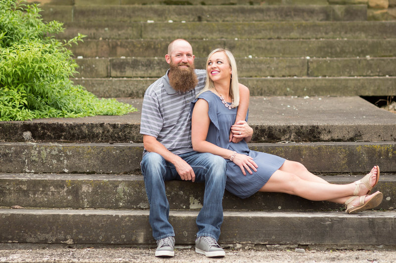 summer engagement session at OARDC wooster photographed by jamie lynette photography canton ohio wedding and senior photographer