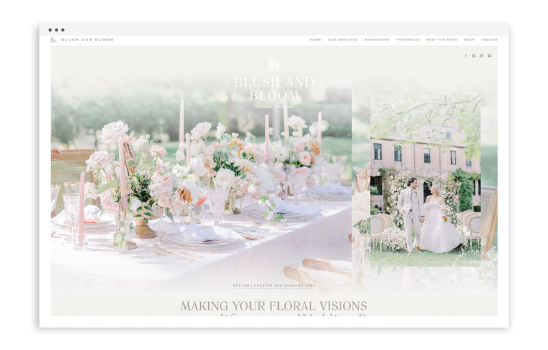 Angelica & Co Events and Styling - Custom Brand and Showit Web Website Design Designs Designer Designers Template Templates by With Grace and Gold - 6