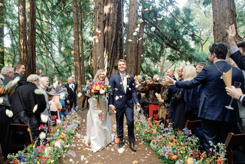 Colorful Fall Wedding at the Prestigious Santa Lucia Preserve in Carmel CA