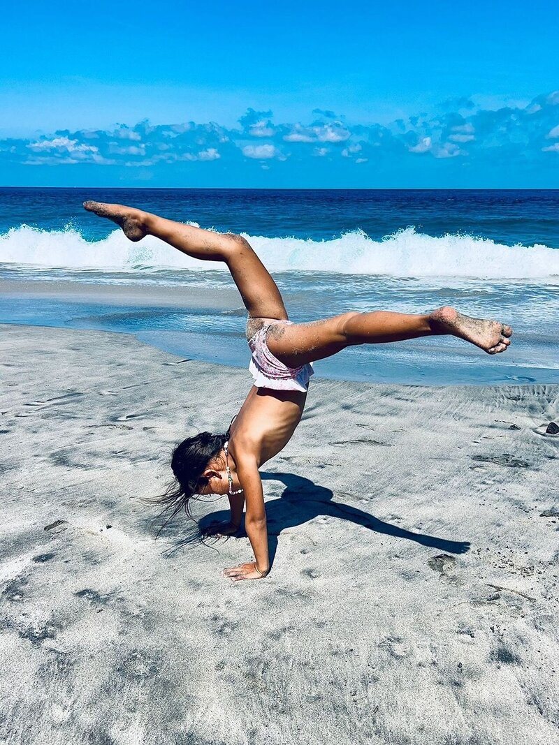 Personal Trainer hanging on fence