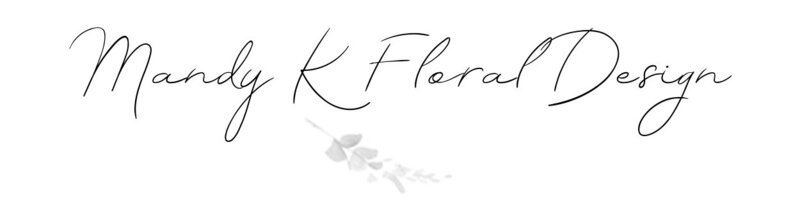 Mandy K Floral Design Logo