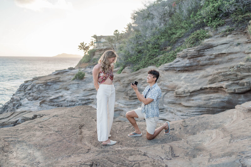 Oahu Wedding Proposal Photographer