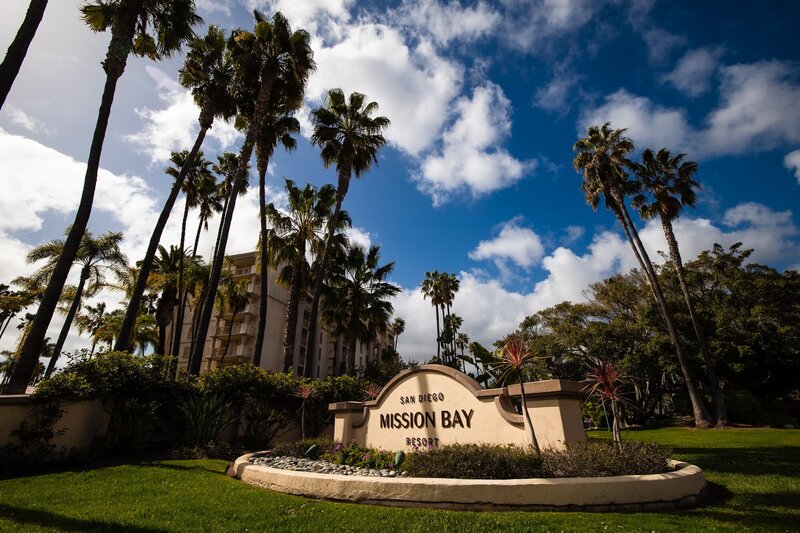 San Diego Mission Bat Resort Sign, San Diego wedding venue