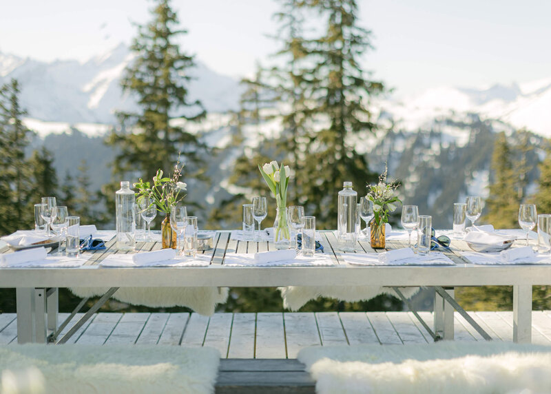 Mountain Lunch Table - Wasserngrat - Gstaad