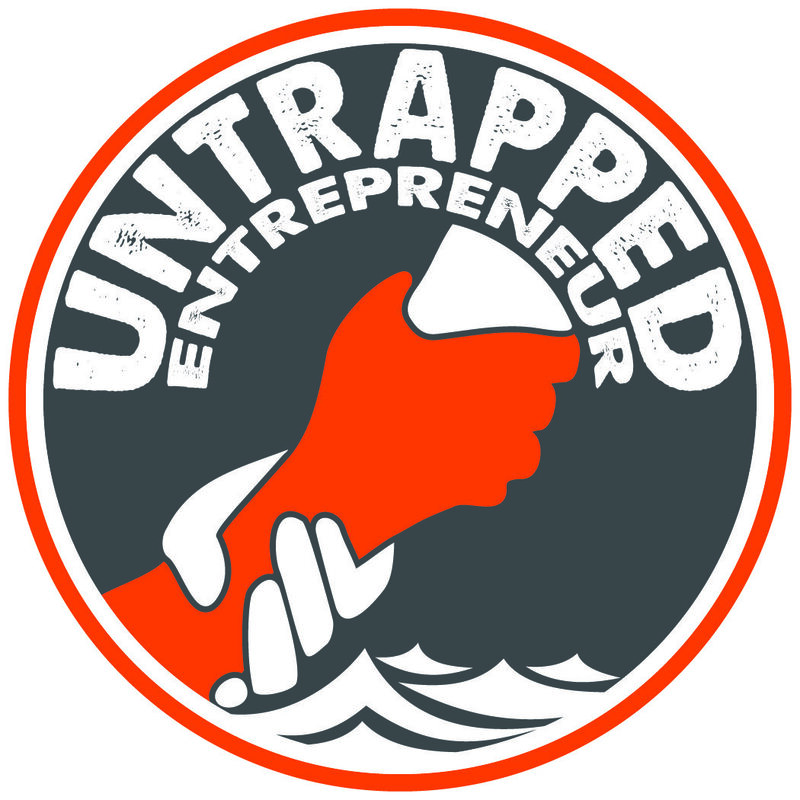 Untrapped Entrepreneur podcast artwork orange