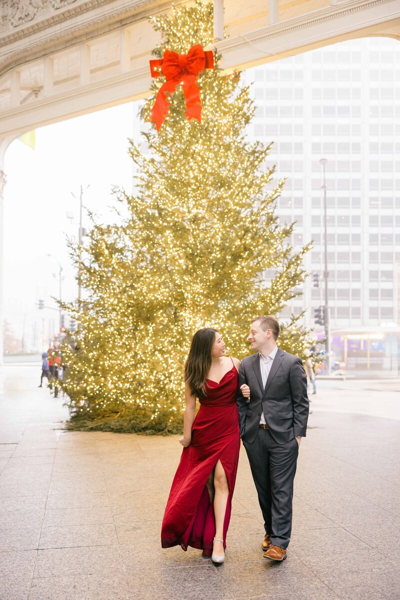 Downtown Chicago Engagement Session-6