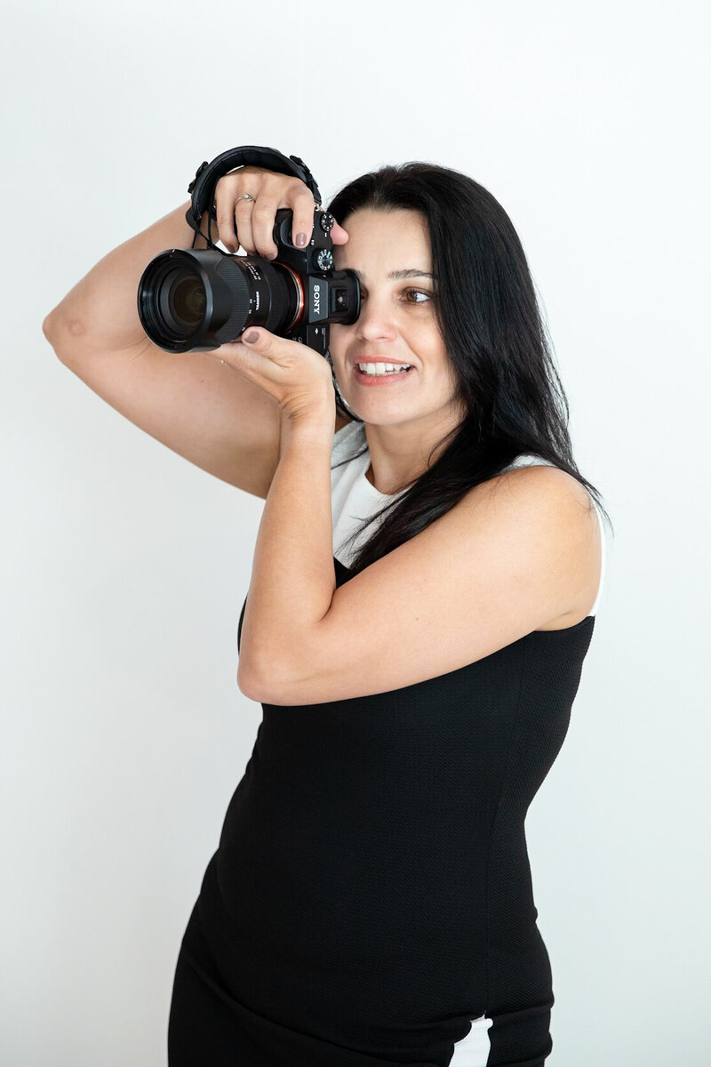 photo of a brand photographer in action