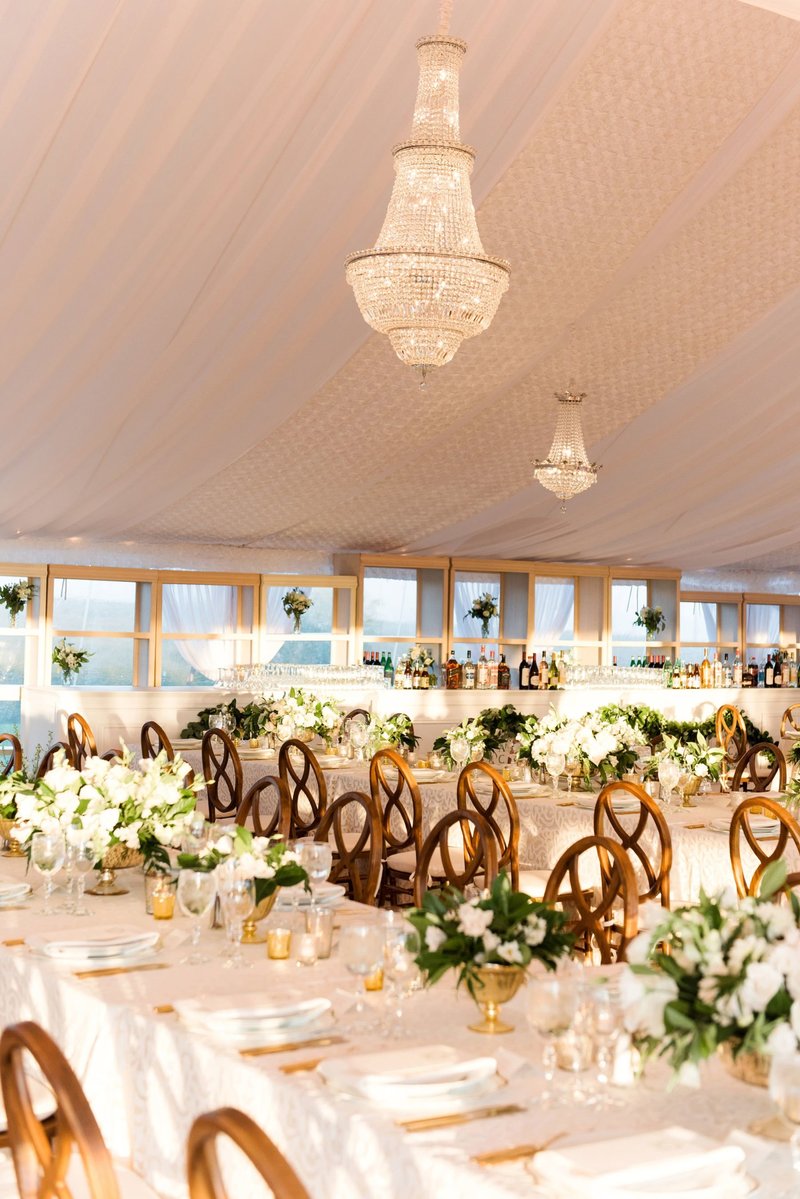 Classic sperry tented home wedding in Washington, CT