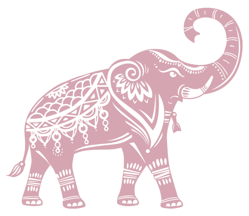 Elaborate Elephant Icon.